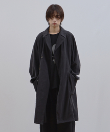 LAD EDITION（ラッドエディション）の「Sway Washed Black Loose Fit Trench Coat_Black（トレンチコート）」