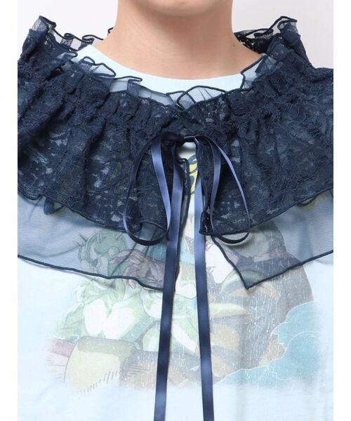 jouetie（ジュエティ）の「【アニメ『ジョジョの奇妙な冒険 ストーンオーシャン』×jouetie】オーバーTシャツ（Tシャツ/カットソー・レディース・ブルー/オフホワイト/ブラック・MEDIUM）」の20枚目の写真