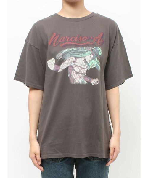 jouetie（ジュエティ）の「【アニメ『ジョジョの奇妙な冒険 ストーンオーシャン』×jouetie】オーバーTシャツ（Tシャツ/カットソー・レディース・ブルー/オフホワイト/ブラック・MEDIUM）」の14枚目の写真