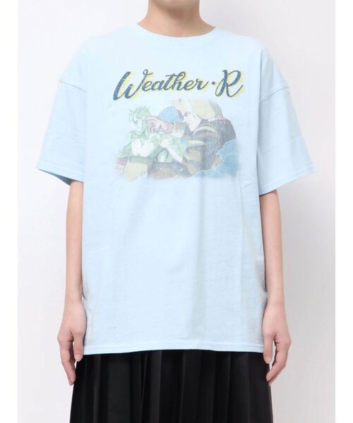 jouetie（ジュエティ）の「【アニメ『ジョジョの奇妙な冒険 ストーンオーシャン』×jouetie】オーバーTシャツ（Tシャツ/カットソー・レディース・ブルー/オフホワイト/ブラック・MEDIUM）」の12枚目の写真