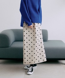 LA MARINE FRANCAISE | ドットロングスカート(スカート)