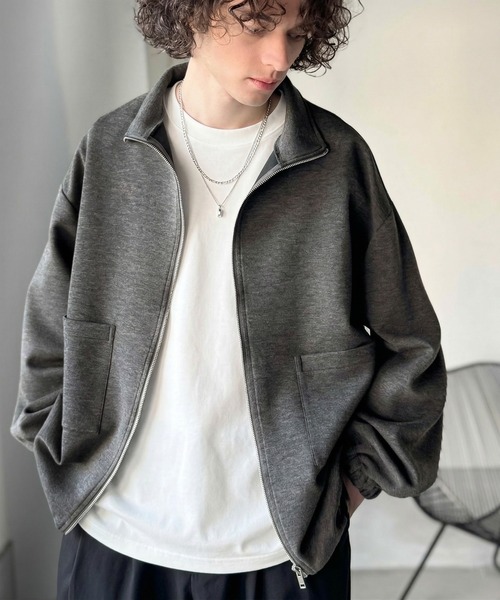 Classical Origin(�N���V�J���I���W��)�̃|�P�b�g�f�U�C��W�W�b�v�_���{�[���W���P�b�g / Pocket Design Double Zip Jacket(�u���]��)