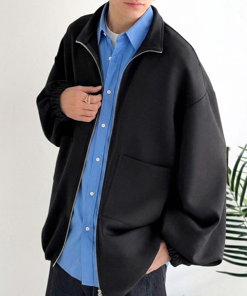 Classical Origin(�N���V�J���I���W��)�̃|�P�b�g�f�U�C��W�W�b�v�_���{�[���W���P�b�g / Pocket Design Double Zip Jacket(�u���]��)