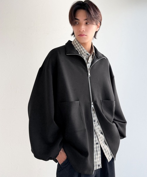 Classical Origin(クラシカルオリジン)の「ポケットデザインWジップダンボールジャケット / Pocket Design Double Zip Jacket(ブルゾン・メンズ・ブラック/チャコール・X-LARGE/MEDIUM/LARGE)」の14枚目の写真
