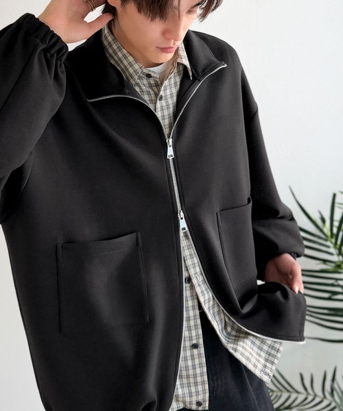 Classical Origin(クラシカルオリジン)の「ポケットデザインWジップダンボールジャケット / Pocket Design Double Zip Jacket(ブルゾン・メンズ・ブラック/チャコール・X-LARGE/MEDIUM/LARGE)」の12枚目の写真