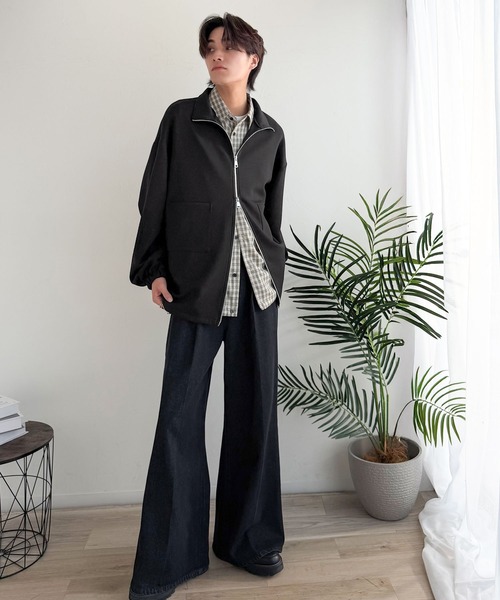 Classical Origin(クラシカルオリジン)の「ポケットデザインWジップダンボールジャケット / Pocket Design Double Zip Jacket(ブルゾン・メンズ・ブラック/チャコール・X-LARGE/MEDIUM/LARGE)」の15枚目の写真