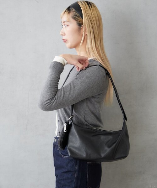 BIRTHDAY BAR(バースデイバー)の「フェイクレザーワンショルダーミニバッグ エコバッグ付き(ショルダーバッグ・レディース・ブラック/ブラウン/シルバー・0)」の20枚目の写真