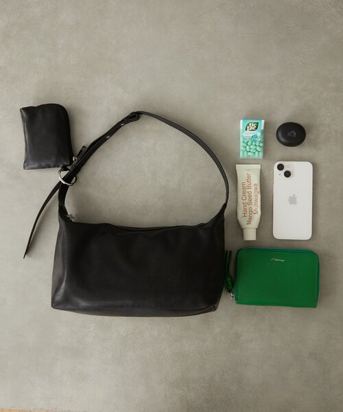 BIRTHDAY BAR（バースデイバー）の「フェイクレザーワンショルダーミニバッグ　エコバッグ付き（ショルダーバッグ・レディース・ブラウン/ブラック/シルバー・0）」の9枚目の写真