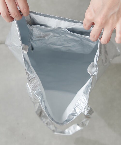 BIRTHDAY BAR(バースデイバー)の「フェイクレザーワンショルダーミニバッグ エコバッグ付き(ショルダーバッグ・レディース・ブラック/ブラウン/シルバー・0)」の10枚目の写真