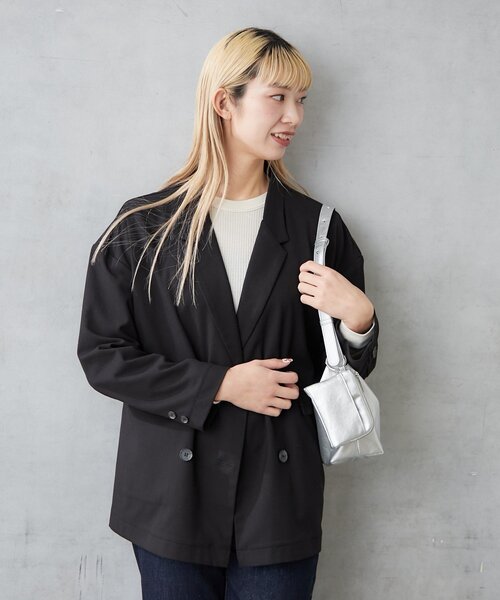 BIRTHDAY BAR(バースデイバー)の「フェイクレザーワンショルダーミニバッグ エコバッグ付き(ショルダーバッグ・レディース・ブラック/ブラウン/シルバー・0)」の15枚目の写真