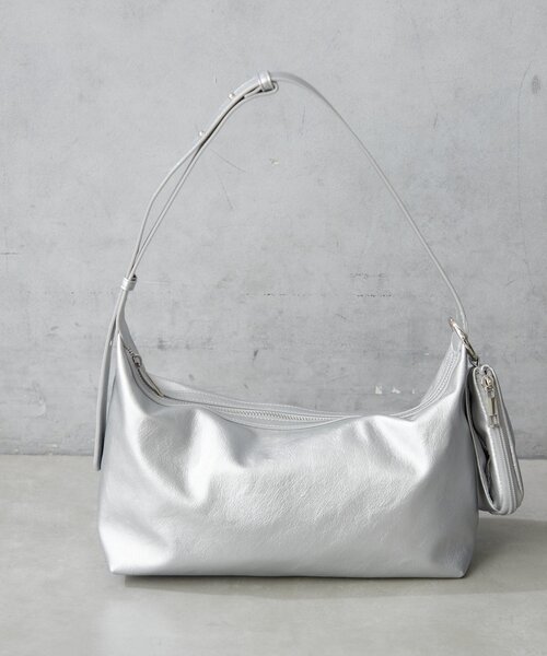 BIRTHDAY BAR(バースデイバー)の「フェイクレザーワンショルダーミニバッグ エコバッグ付き(ショルダーバッグ・レディース・ブラック/ブラウン/シルバー・0)」の19枚目の写真