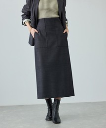 ROPE' | [美人スカート]トリアセツイル ポケット付きタイトスカート(デニムライク)/イージーケア・セットアップ対応(スカート)