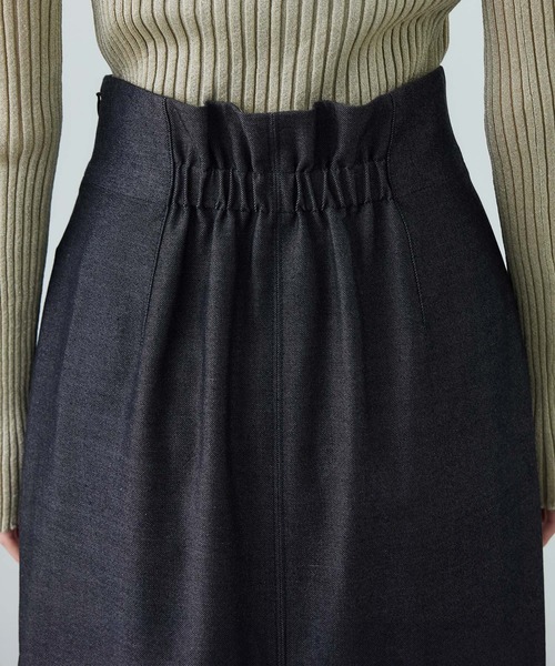 ROPE'（ロペ）の「[美人スカート]トリアセツイル ポケット付きタイトスカート(デニムライク)/イージーケア・セットアップ対応（スカート・レディース・ブルー系その他3・40/38/36）」の14枚目の写真