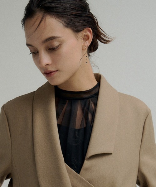 LE'RURE(リルアー)の「Onyx long pierce(ピアス(両耳用)・レディース・ゴールド・FREE)」の5枚目の写真