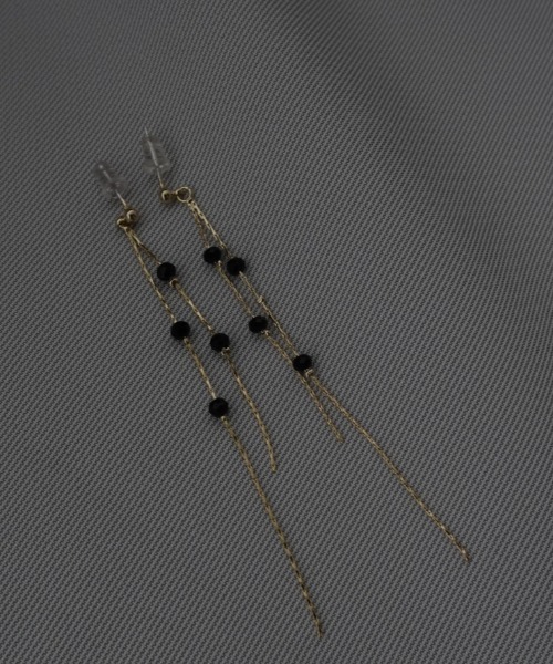 LE'RURE(リルアー)の「Onyx long pierce(ピアス(両耳用)・レディース・ゴールド・FREE)」の8枚目の写真