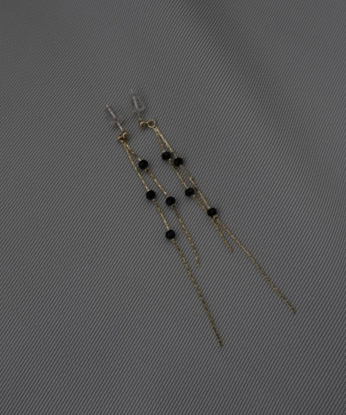 LE'RURE(リルアー)の「Onyx long pierce(ピアス(両耳用)・レディース・ゴールド・FREE)」の9枚目の写真