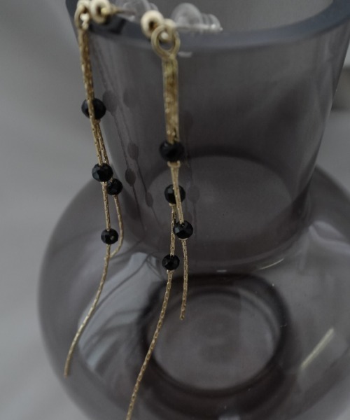 LE'RURE(リルアー)の「Onyx long pierce(ピアス(両耳用)・レディース・ゴールド・FREE)」の6枚目の写真