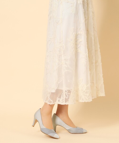 ESPERANZA(エスペランサ)の「クロスシフォンリボンパンプス(パンプス・レディース・アイボリー系2/グレー系2/ブラック系2・22.5cm/23.0cm/23.5cm/24.0cm/24.5cm)」の8枚目の写真
