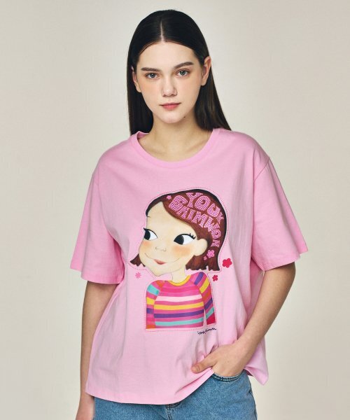 YOUK SHIM WON(ユクシムウォン)の「スパークリングTシャツ F リア(Tシャツ/カットソー・レディース・その他・FREE)」の4枚目の写真