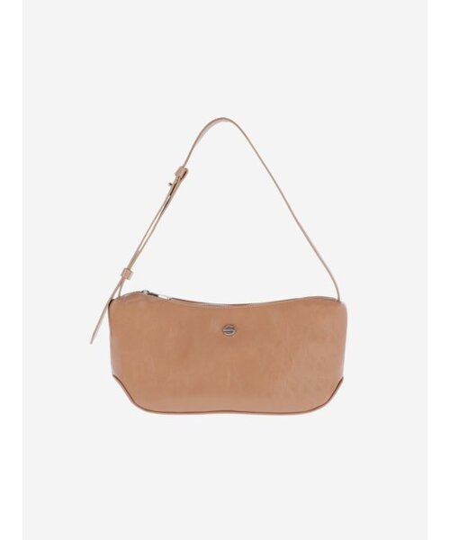 SEMICODE（セミコード）の「groove middle bag - crinkle dark beige（ショルダーバッグ・レディース・その他・FREE）」の3枚目の写真