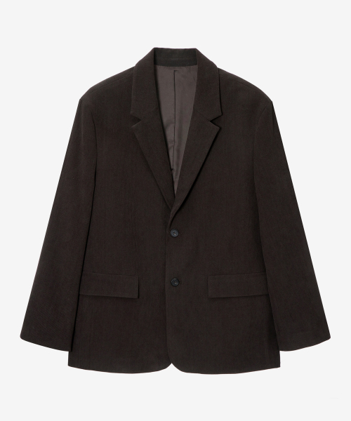 MINDBRIDGE（マインドブリッジ）の「[COUTURE]コーデュロイオーバーサイズジャケット - 2カラー（テーラードジャケット・メンズ・ブラック/ブラウン・100/110/95/105）」の14枚目の写真