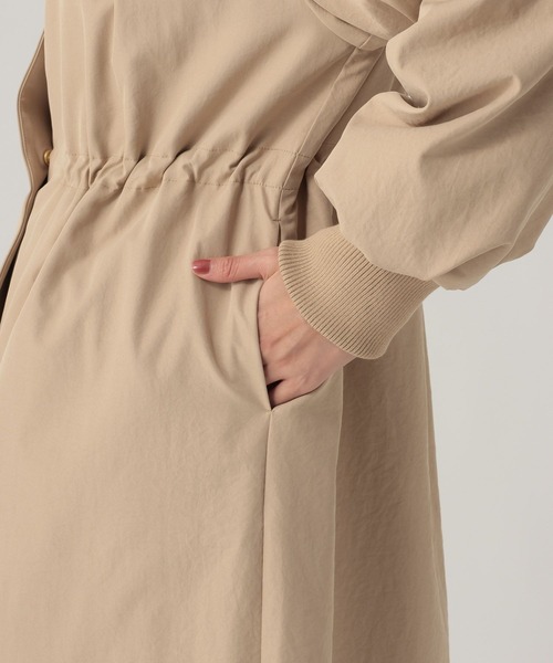 Elura（エルーラ）の「ツイルドロストコート/621804（ノーカラーコート・レディース・ネイビー/ベージュ・FREE）」の15枚目の写真