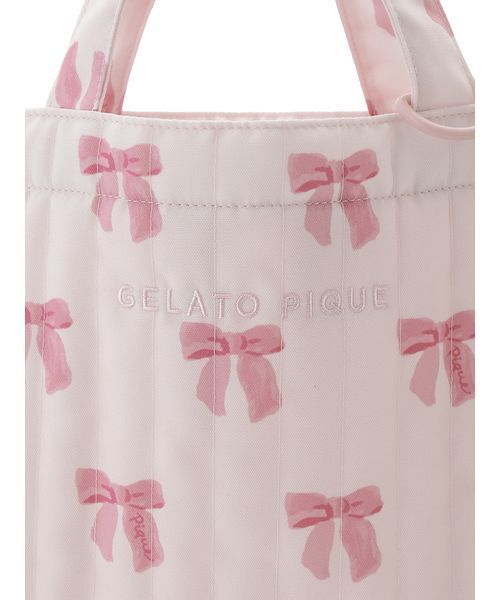 gelato pique（ジェラートピケ）の「【入園入学グッズ】【限定カラーあり】レッスンバッグ（トートバッグ・キッズ・ピンク/ブルー/オフホワイト/ベージュ・F）」の14枚目の写真