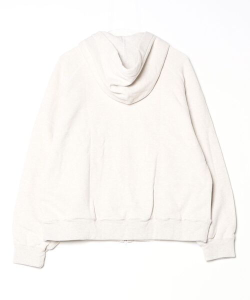 REMI RELIEF NAVY LABEL（レミレリーフネイビーレーベル）の「REMI RELIEF NAVY LABEL / レミレリーフ ネイビーレーベル： WフェイスZIPパーカ：RN29373280AK[STD]（パーカー・メンズ・ヘザーグレー/オートミール/ブラック・L/M/S/XL）」の11枚目の写真