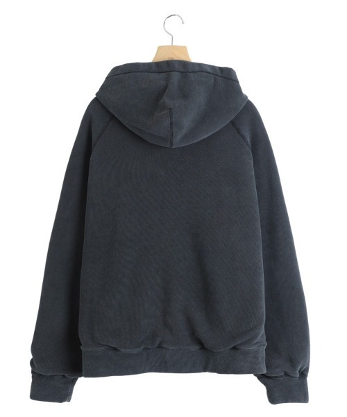 REMI RELIEF NAVY LABEL（レミレリーフネイビーレーベル）の「REMI RELIEF NAVY LABEL / レミレリーフ ネイビーレーベル： WフェイスZIPパーカ：RN29373280AK[STD]（パーカー・メンズ・ヘザーグレー/オートミール/ブラック・L/M/S/XL）」の13枚目の写真