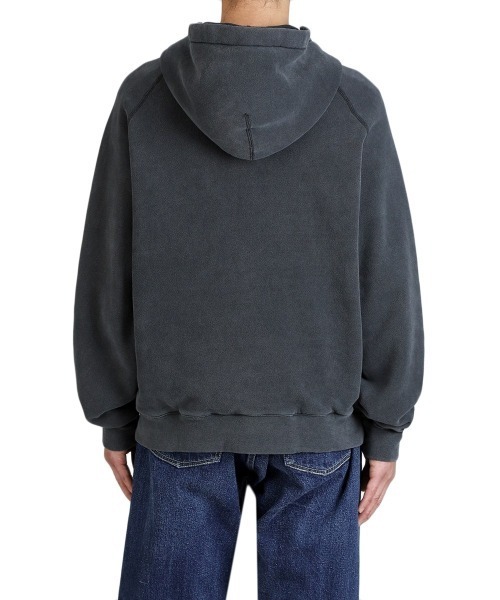 REMI RELIEF NAVY LABEL（レミレリーフネイビーレーベル）の「REMI RELIEF NAVY LABEL / レミレリーフ ネイビーレーベル： WフェイスZIPパーカ：RN29373280AK[STD]（パーカー・メンズ・ヘザーグレー/オートミール/ブラック・L/M/S/XL）」の20枚目の写真
