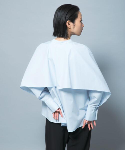 URBAN RESEARCH ROSSO WOMEN（アーバンリサーチ　ロッソ）の「『別注』CHIGNON×ROSSO　ラッフルシャツブラウス（シャツ/ブラウス・レディース・オフホワイト/ライトブルー・FREE）」の18枚目の写真