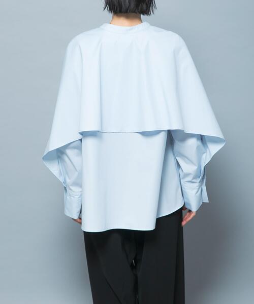 URBAN RESEARCH ROSSO WOMEN（アーバンリサーチ　ロッソ）の「『別注』CHIGNON×ROSSO　ラッフルシャツブラウス（シャツ/ブラウス・レディース・オフホワイト/ライトブルー・FREE）」の22枚目の写真