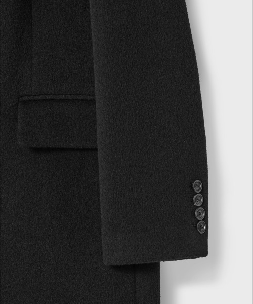 NONBLANK（ノンブランク）の「ダブルブレストコート_ブラック（チェスターコート・メンズ・その他・M/L/XL）」の5枚目の写真