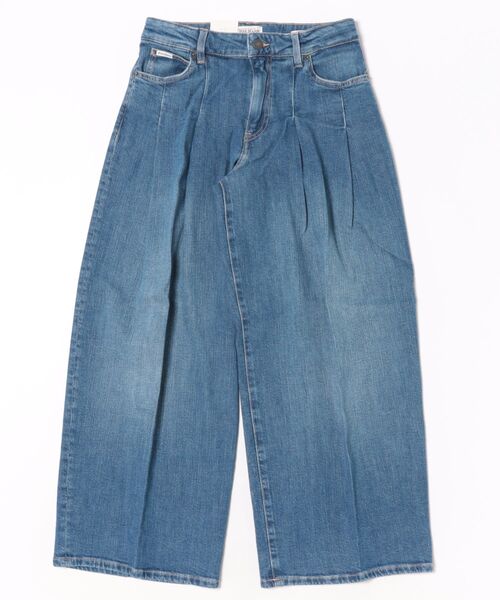 STYLISE（スタイライズ）の「【GUESS】GUESS JEANS G12 Pleated Extra Wide Leg / インディゴブルー [W5BA2UD0023]（デニムパンツ・レディース・ブルー・25/26）」の9枚目の写真