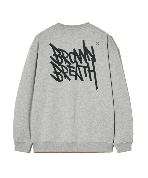 BROWNBREATH(ブラウンブレス)の「TAG OG CREWNECK - MELANGE GREY(スウェット・レディース・その他・XL/S/M/2XL)」の1枚目の写真
