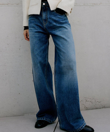 MAIS（マイス）の「LONG WIDE DENIM PANTS / BLUE（デニムパンツ）」