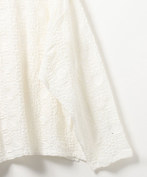 LEPSIM（レプシィム）の「総レース長袖プルオーバー　636862（Tシャツ/カットソー・レディース・オフホワイト/イエロー系その他/ブラック・FREE）」の6枚目の写真