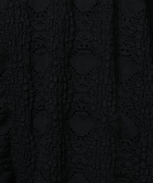 LEPSIM（レプシィム）の「総レース長袖プルオーバー　636862（Tシャツ/カットソー・レディース・オフホワイト/イエロー系その他/ブラック・FREE）」の10枚目の写真