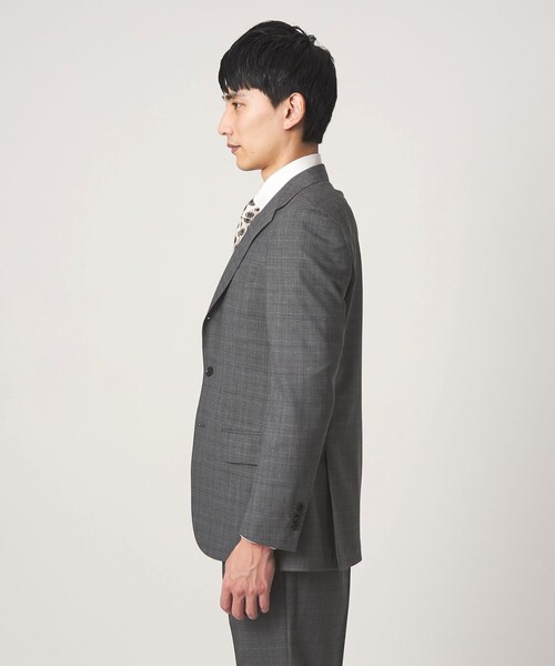 green label relaxing（グリーンレーベルリラクシング）の「REDA グレンチェック 3B HXD スーツジャケット（スーツジャケット・メンズ・ネイビー/グレー系・48/46/50/42/44/52）」の19枚目の写真