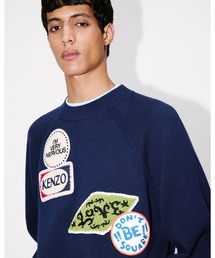 KENZO（ケンゾー）の「'KENZO Badges' エンブロイダリー ジャンパー イン コットン ウール（その他トップス）」
