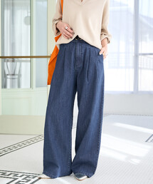 FREAK'S STORE | 限定展開　2タック ストレート デニムパンツ(デニムパンツ)