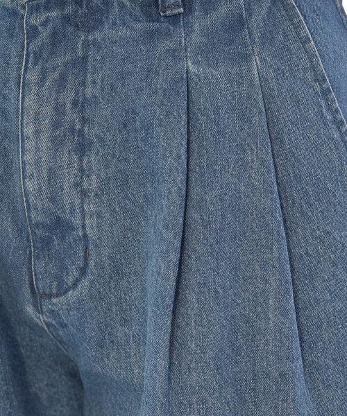 FREAK'S STORE（フリークスストア）の「限定展開　2タック ストレート デニムパンツ（デニムパンツ・レディース・グレー/ブルー/ダークネイビー/ネイビー・SMALL/MEDIUM）」の18枚目の写真
