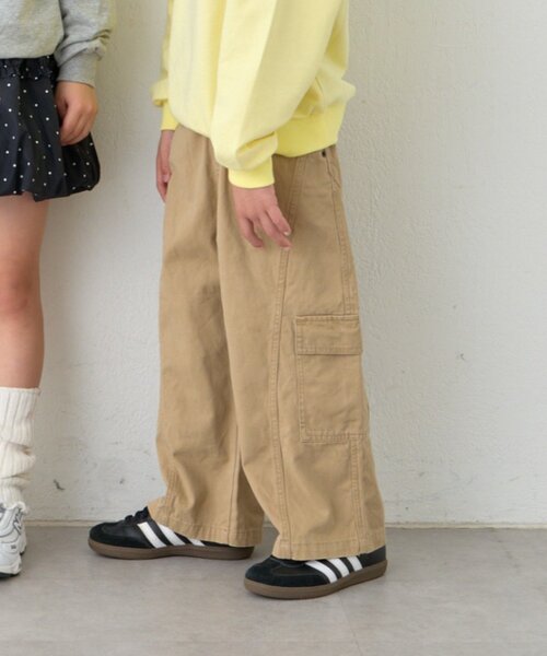 CIAOPANIC TYPY(チャオパニックティピー)の「【KIDS】《ユニセックス》カーゴカーブパンツ(ジュニアサイズあり)(その他パンツ・キッズ・ネイビー/ベージュ・SMALL/MEDIUM/LARGE/X-LARGE/XX-LARGE)」の5枚目の写真