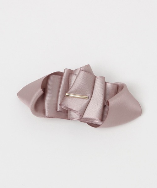 studio CLIP(スタディオクリップ)の「サテンリボンブローチ(ブローチ/コサージュ・レディース・ラベンダー/グレー/ホワイト・FREE)」の3枚目の写真