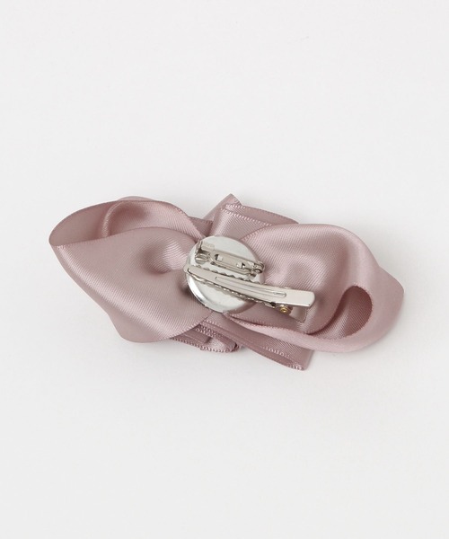 studio CLIP(スタディオクリップ)の「サテンリボンブローチ(ブローチ/コサージュ・レディース・ラベンダー/グレー/ホワイト・FREE)」の4枚目の写真