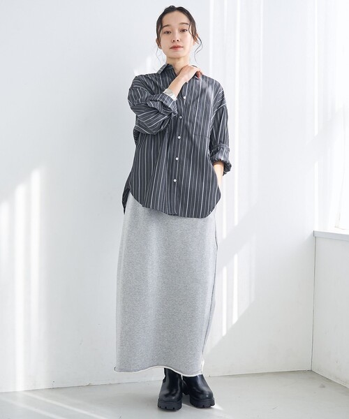 PENNEYS(ぺニーズ)の「【PENNEYS(ぺニーズ)別注】ストライプシャツ(シャツ/ブラウス・レディース・ライトブルー/ダークグレー/オフホワイト・M/L)」の20枚目の写真