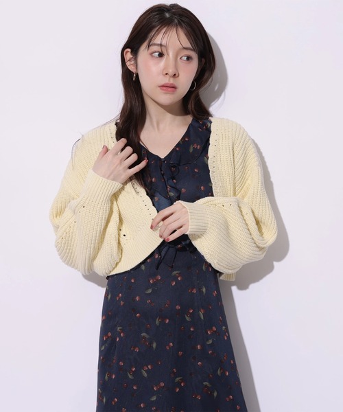 Rirandture（リランドチュール）の「チェリープリント楊柳ワンピース（ワンピース・レディース・ネイビー/オフホワイト・2/1）」の15枚目の写真