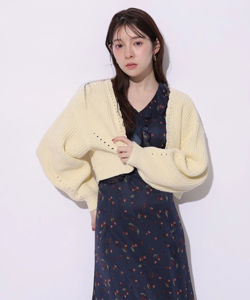 Rirandture（リランドチュール）の「チェリープリント楊柳ワンピース（ワンピース・レディース・ネイビー/オフホワイト・2/1）」の16枚目の写真