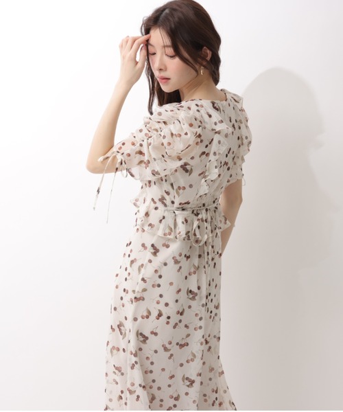 Rirandture（リランドチュール）の「チェリープリント楊柳ワンピース（ワンピース・レディース・ネイビー/オフホワイト・2/1）」の21枚目の写真