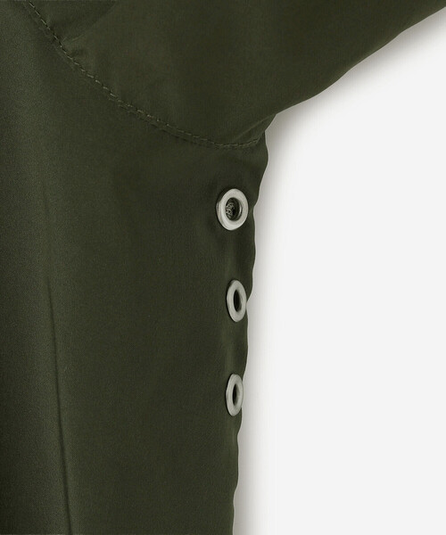 Barbour(バブアー)の「Barbour |〈別注〉BEDALE(オーバーサイズ フィット)WOMEN(カバーオール・レディース・オリーブ/ブラック/ブルー・S)」の7枚目の写真